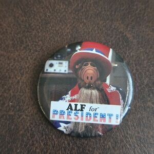 ALF for President Pin - Red, Blue, White